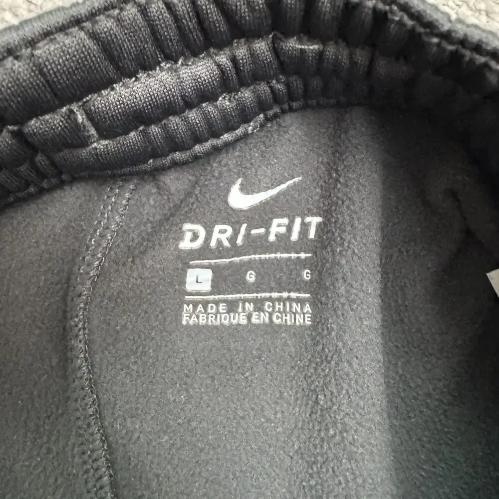 Nike Dri-Fit Therma Elite Track Pants Boys Youth Large Dark Gray Athletic Active